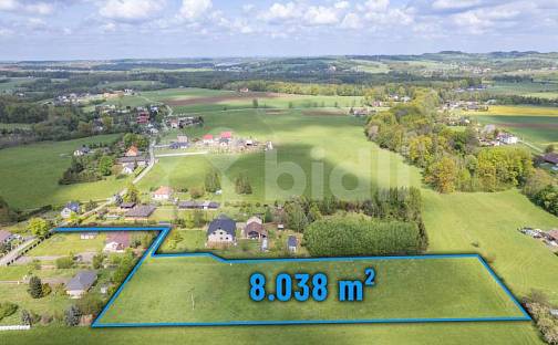 Prodej stavebního pozemku 8 038 m², Dolní Domaslavice, okres Frýdek-Místek