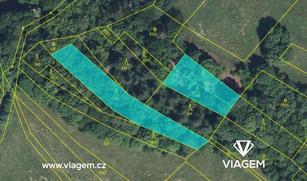 Prodej zahrady 2 553 m², Železný Brod – náhled fotky 6