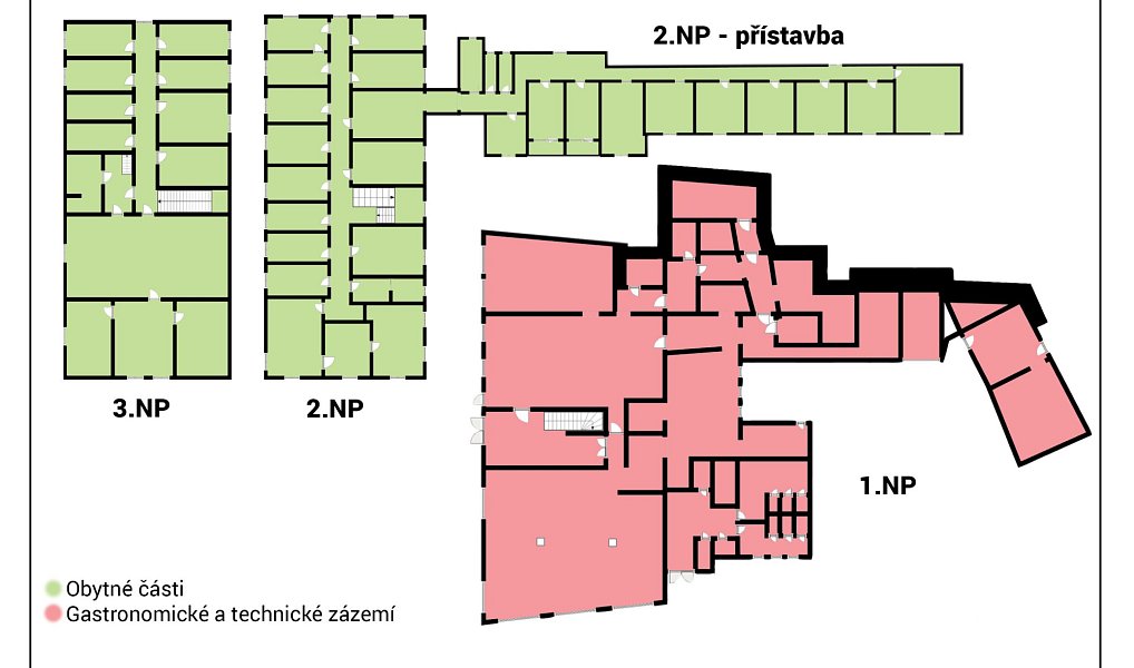 Prodej ubytovacího objektu 1 130 m², Mimoň – náhled fotky 4