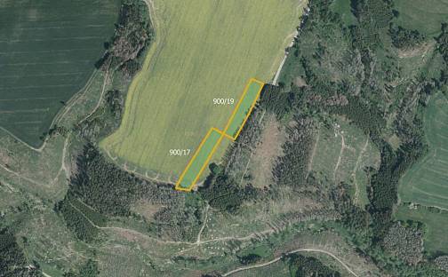 Prodej pole 14 169 m², Hořice, okres Pelhřimov