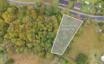 Prodej stavebního pozemku 1 164 m², Hranice, okres Cheb