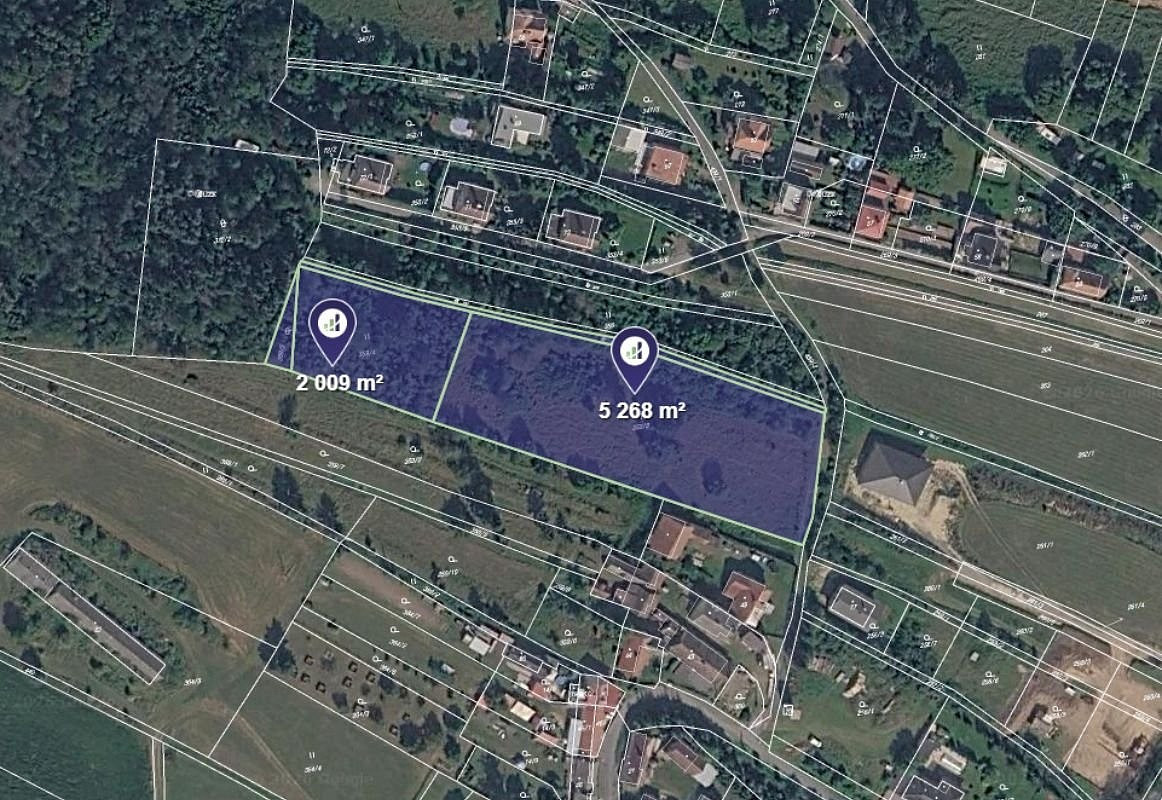 Prodej stavebního pozemku 3 639 m²