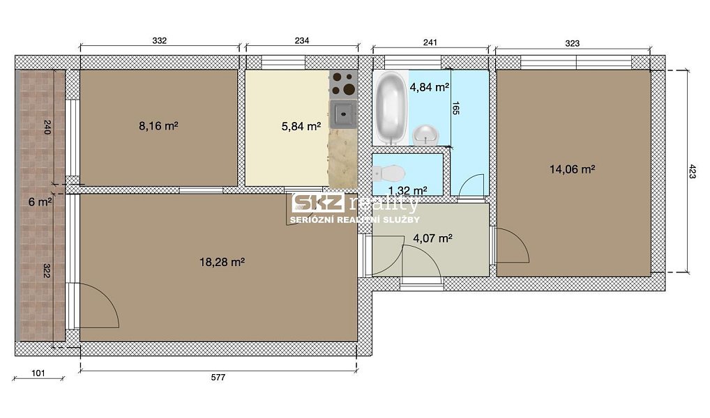 Prodej bytu 3+1 57 m², Dolní Poustevna – náhled fotky 2