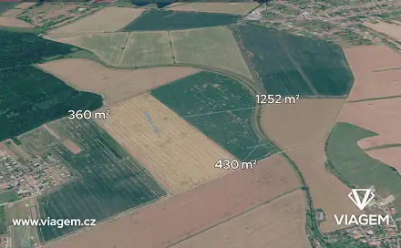 Prodej pole 1 706 m², Mistřice, okres Uherské Hradiště