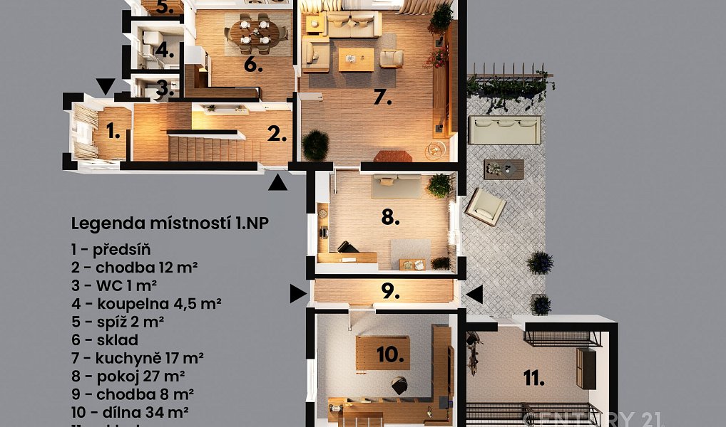 Prodej domu 229 m² s pozemkem 646 m², Sehradice – náhled fotky 26
