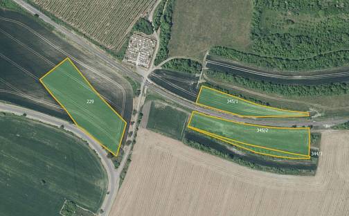 Prodej pole 78 982 m², Děčany - Solany, okres Litoměřice