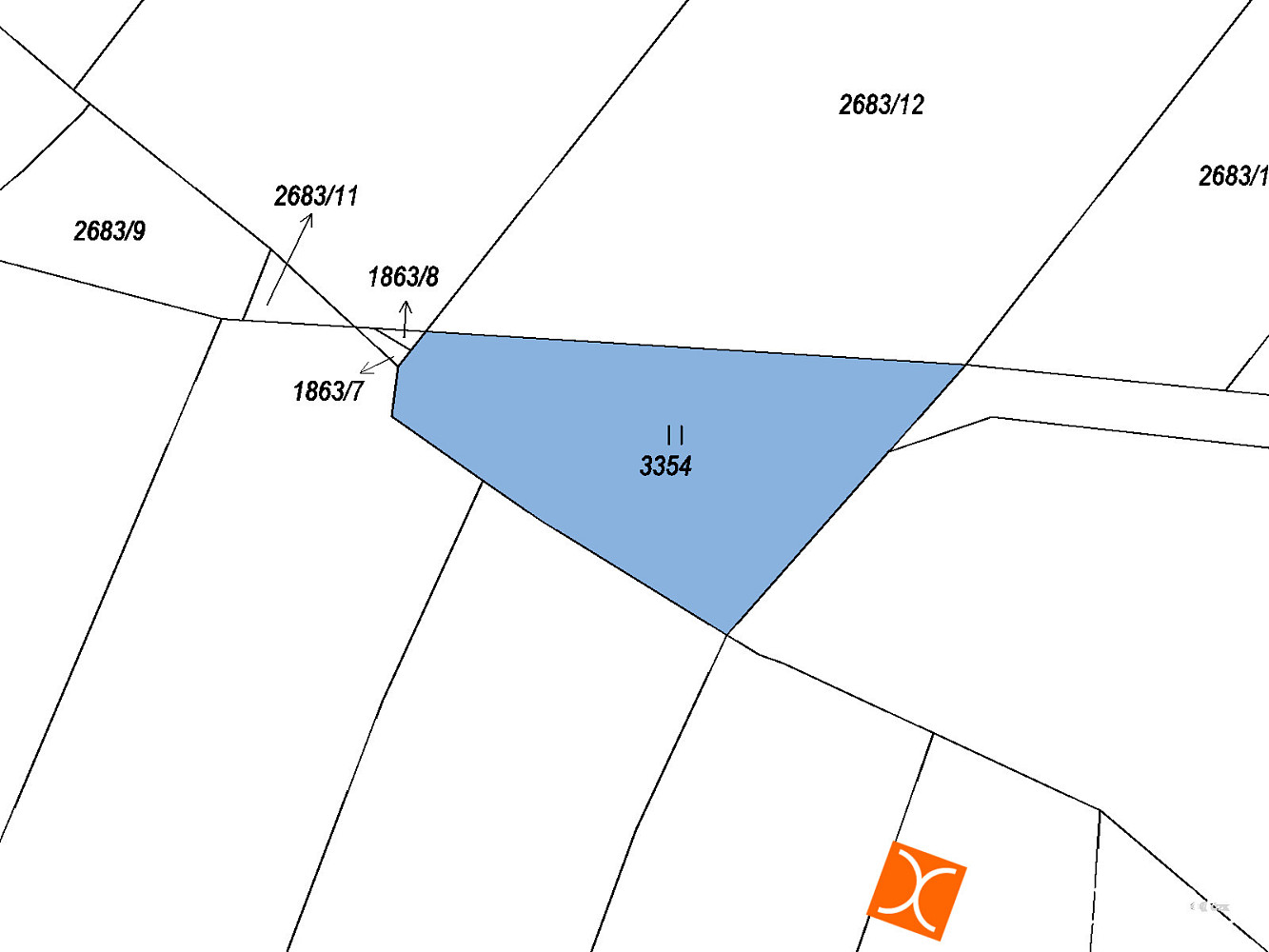 Prodej pozemku 160 m² – fotografie 2