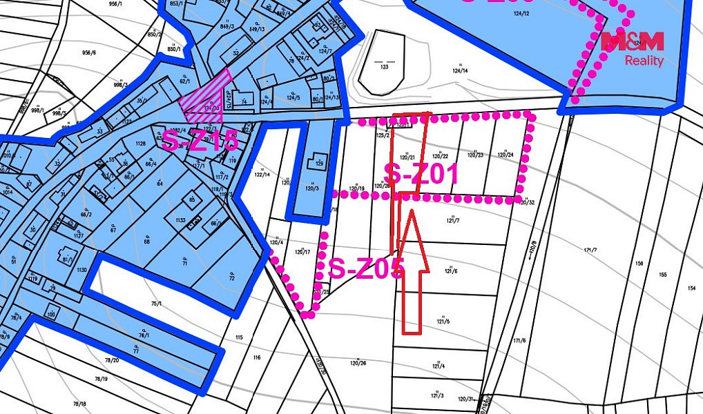 Prodej stavebního pozemku 365 m², Sedliště – náhled fotky 7
