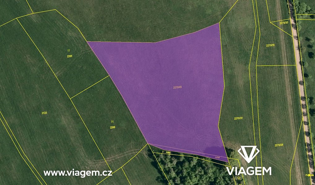 Prodej pole 3 585 m², Vizovice – náhled fotky 4