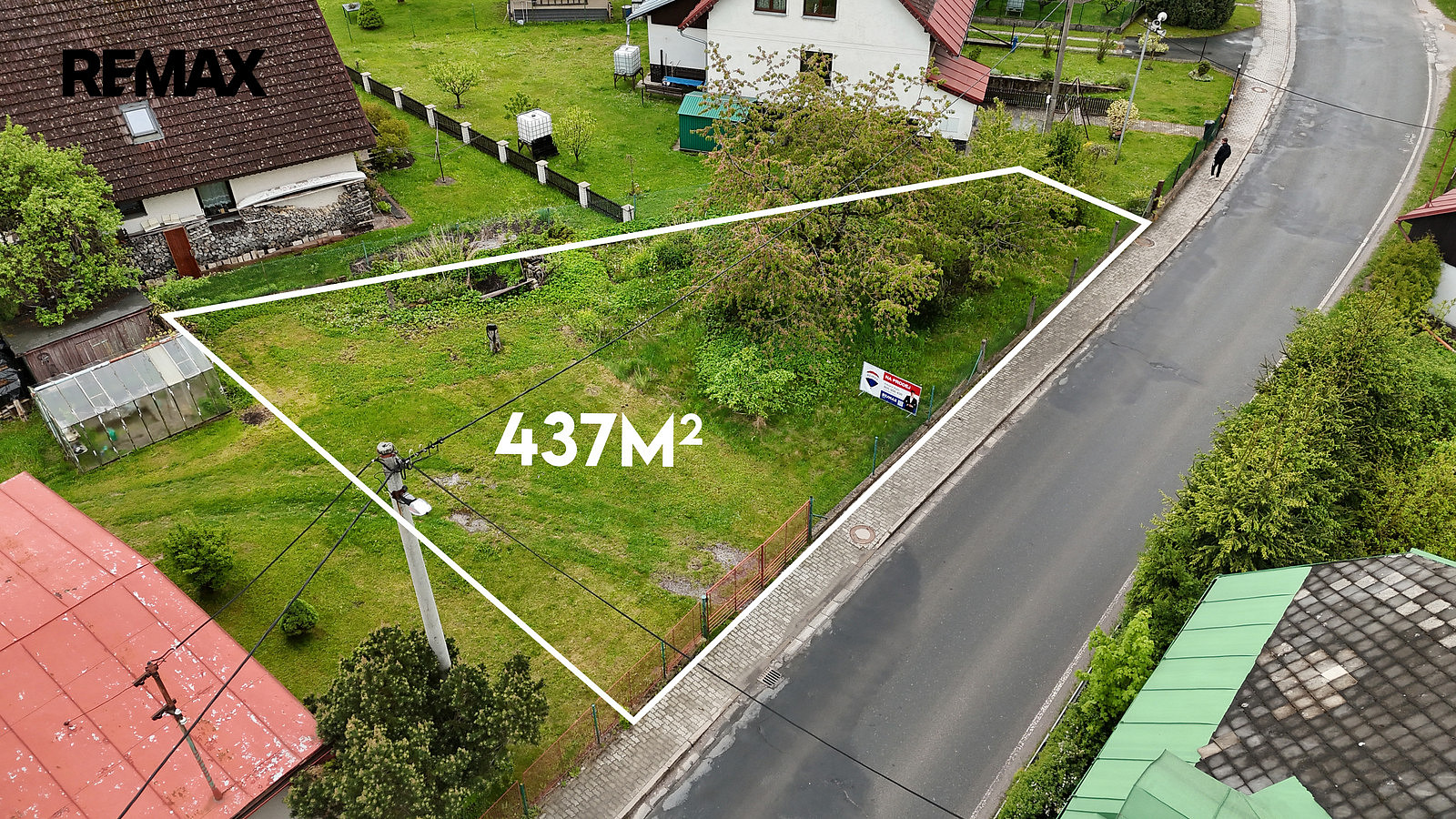 Prodej stavebního pozemku 437 m²