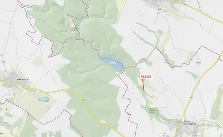 Dražba lesa 406 m², Horní Dunajovice