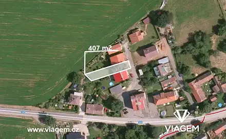 Prodej stavebního pozemku 407 m², Kovářov, okres Písek