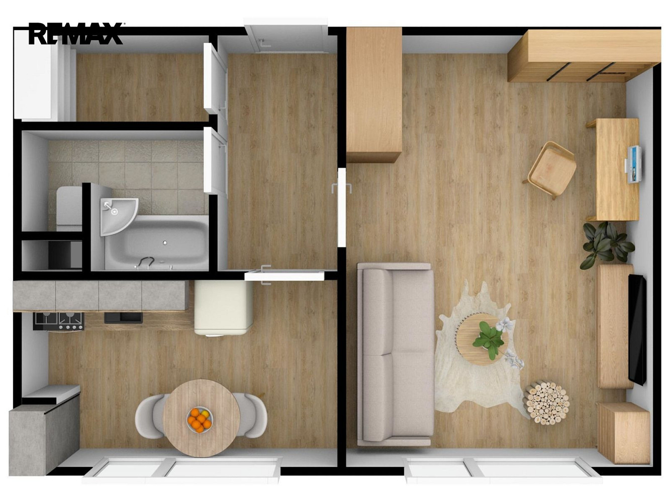 Pronájem bytu 1+1 33 m² – fotografie 3