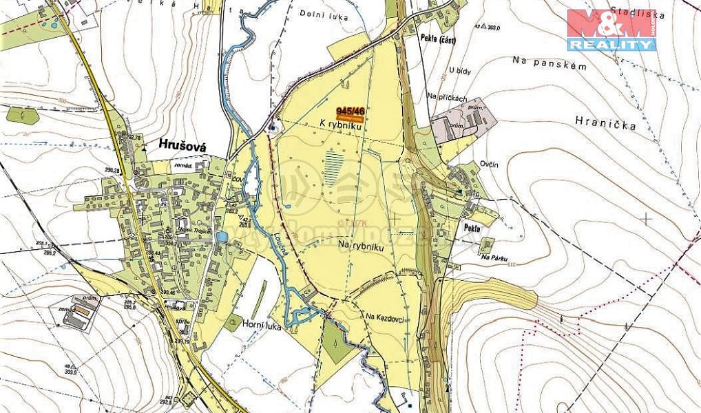 Prodej louky 1 811 m², Cerekvice nad Loučnou – náhled fotky 2