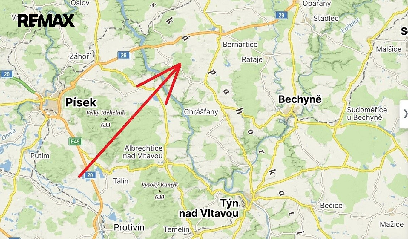 Prodej stavebního pozemku 654 m²