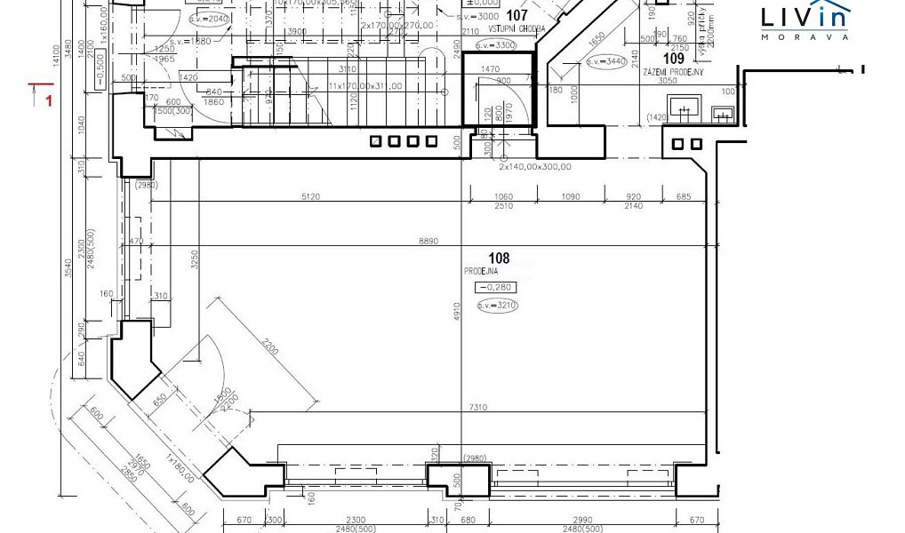 Pronájem obchodních prostor 48 m², Olomouc – náhled fotky 11