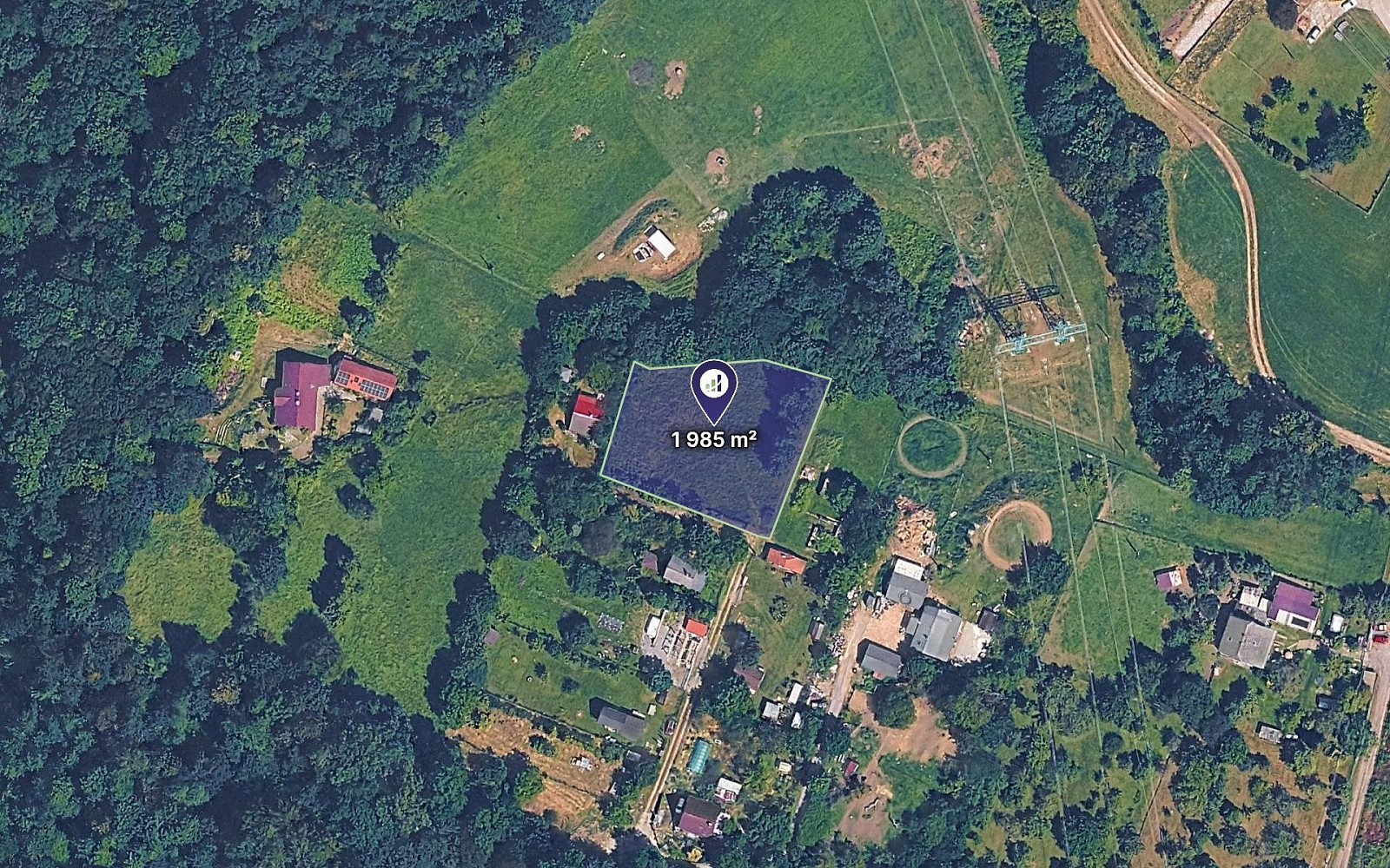 Prodej stavebního pozemku 1 985 m²