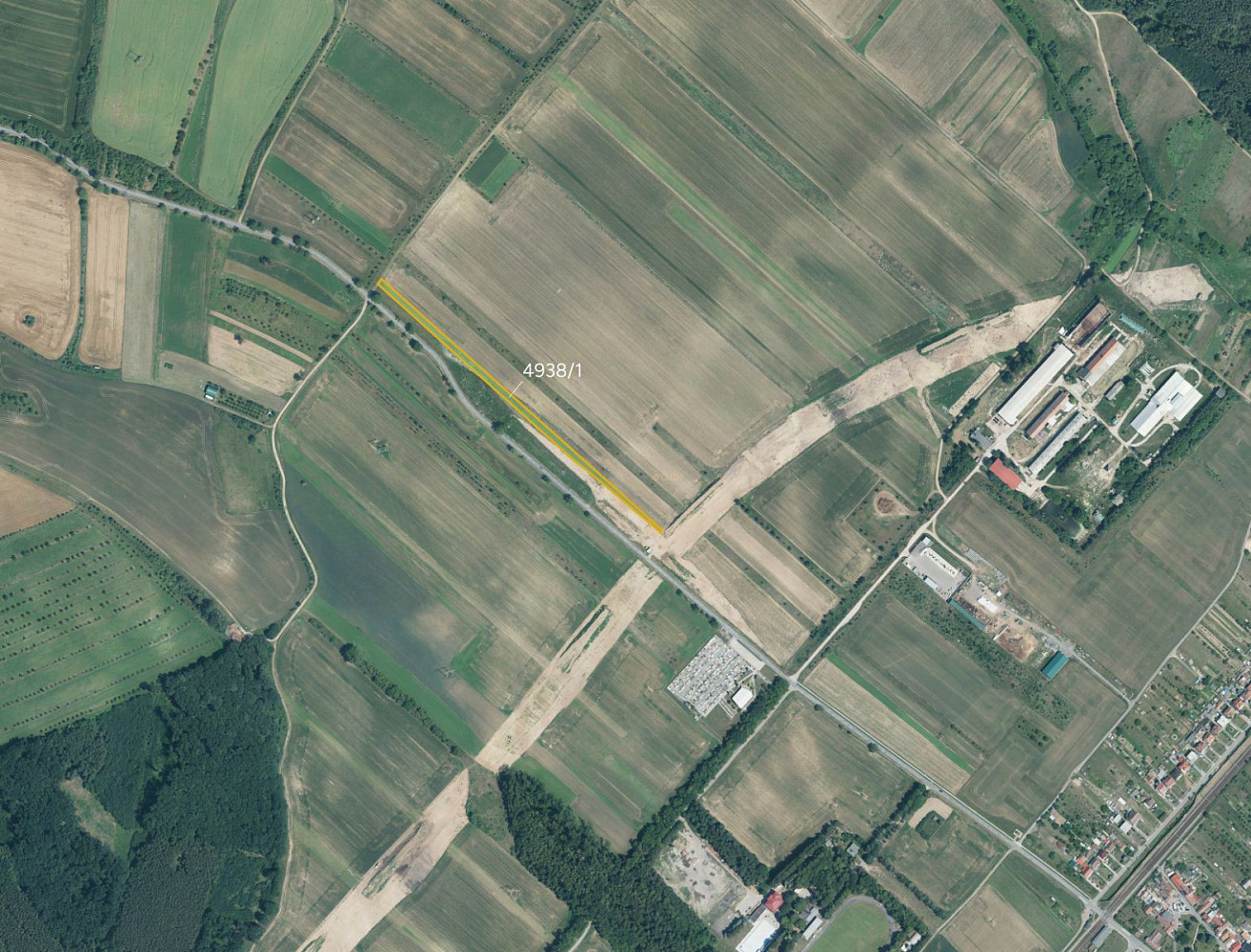 Prodej pole 997 m²