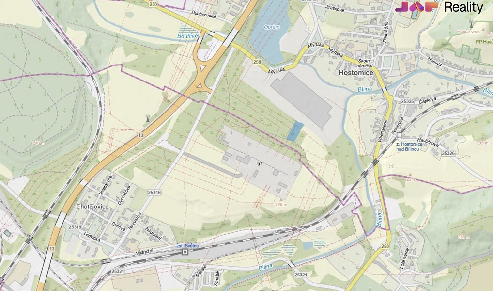 Prodej louky 3 627 m², Hostomice – náhled fotky 3