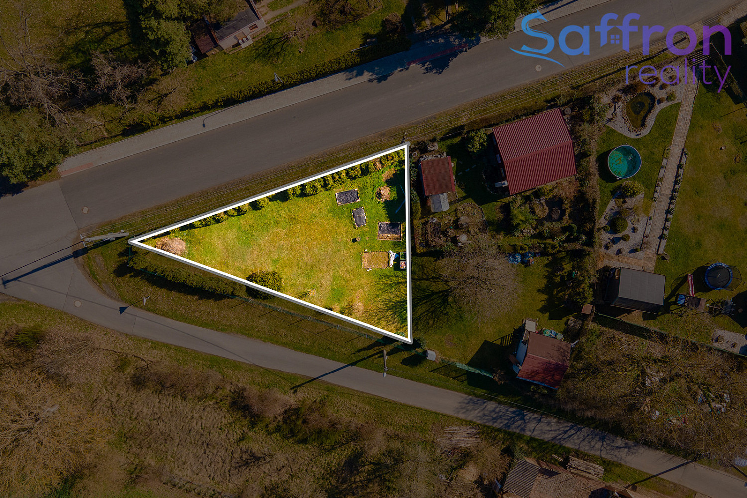 Prodej zahrady 402 m² - Pogled 4