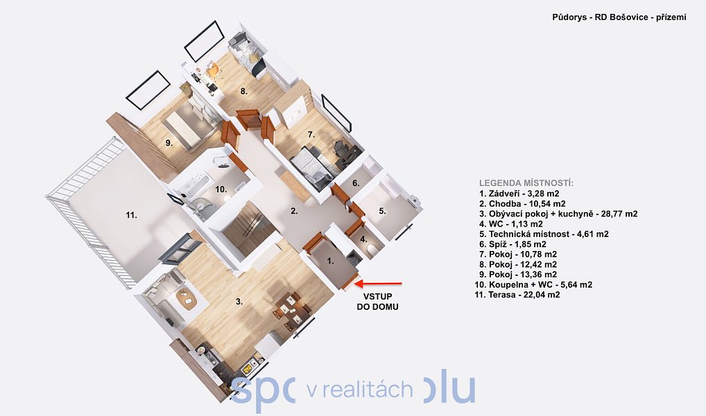 Prodej domu 127 m² s pozemkem 745 m², Bošovice – náhled fotky 41