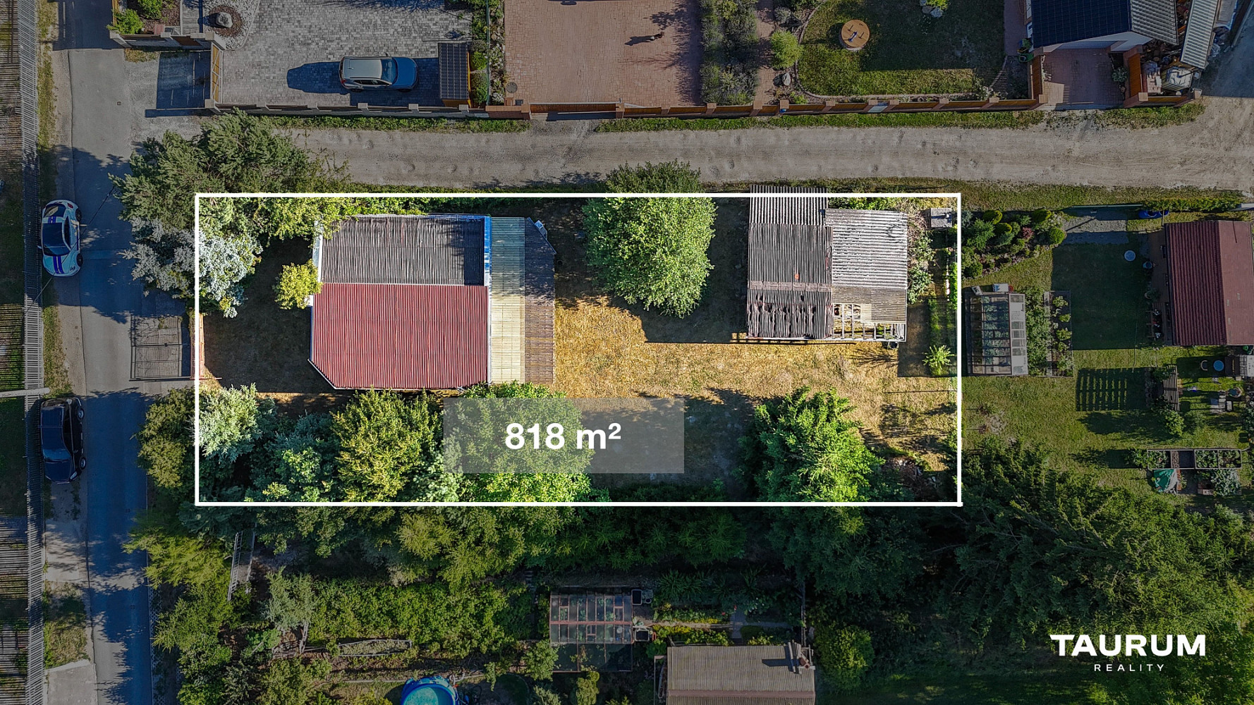 Prodej zahrady 818 m²