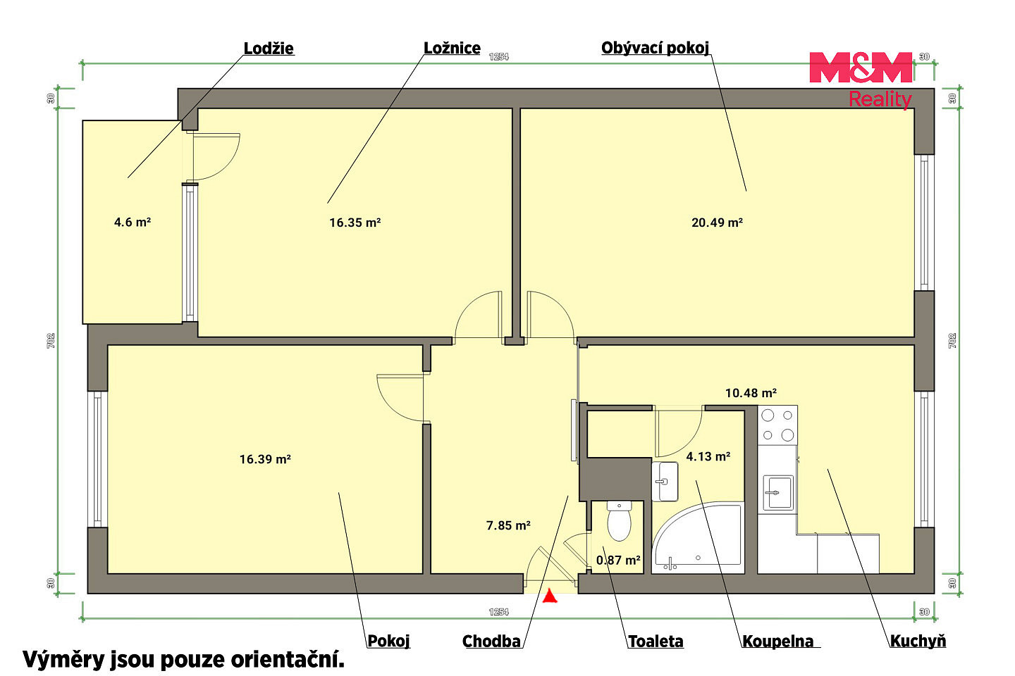 Prodej bytu 3+1 84 m² – fotografie 5