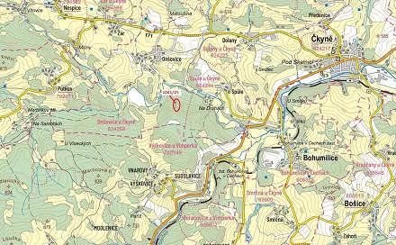Dražba lesa 2 082 m², Bohumilice