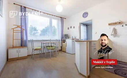 Prodej bytu 1+1 36 m², Karla Čapka, Krupka - Maršov, okres Teplice