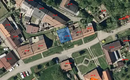 Prodej stavebního pozemku 63 m², Dřevnovice, okres Prostějov