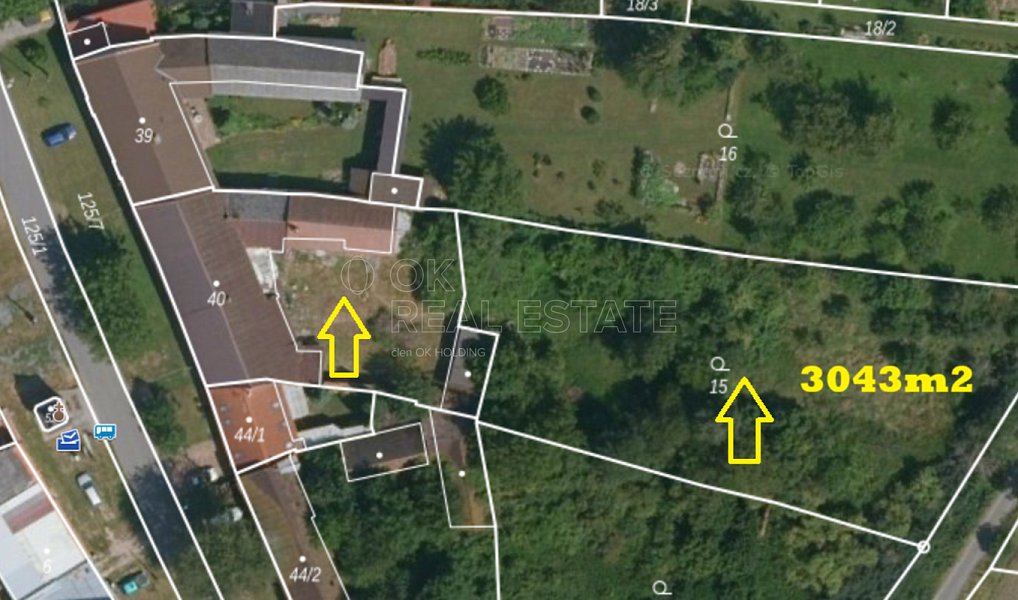 Prodej stavebního pozemku 3 043 m², Hulín – náhled fotky 2