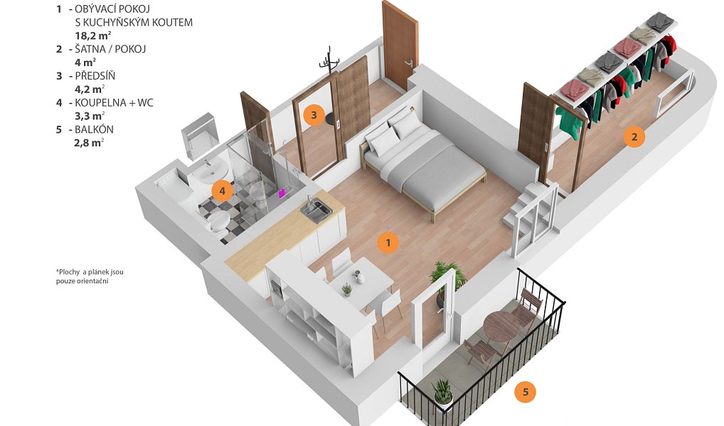 Prodej bytu 1+kk 31 m², Praha – náhled fotky 20