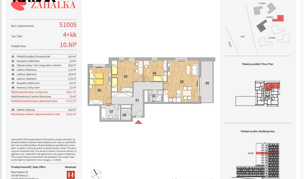 Pronájem bytu 4+kk 113 m², Praha – náhled fotky 21