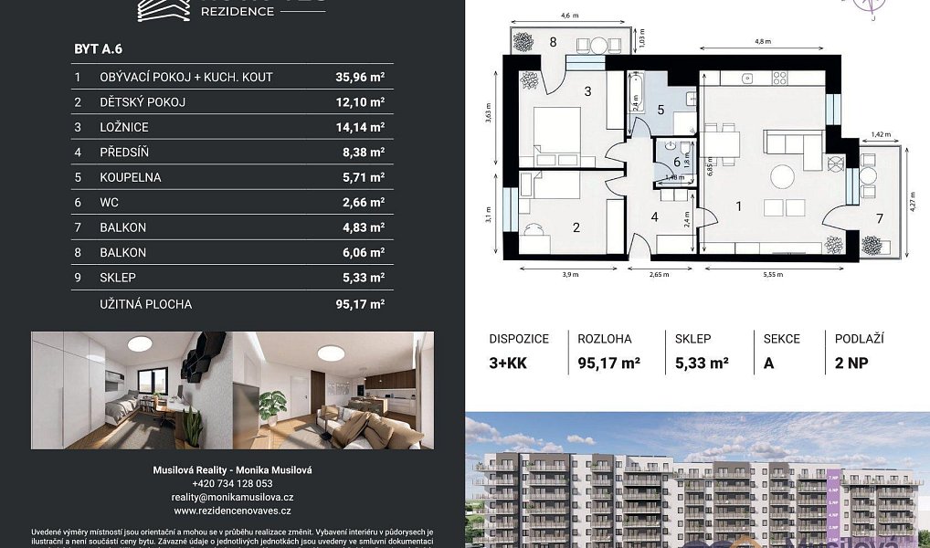 Prodej bytu 3+kk 90 m², Teplice – náhled fotky 10