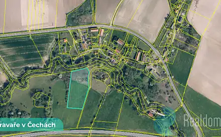 Prodej louky 1 062 m², Kravaře, okres Česká Lípa