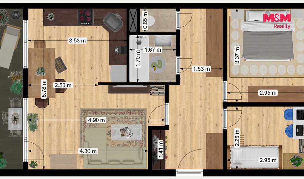 Prodej bytu 3+kk 55 m², Praha – náhled fotky 3