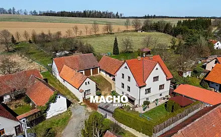 Prodej domu 562 m² s pozemkem 6 126 m², Smilovy Hory - Malý Ježov, okres Tábor