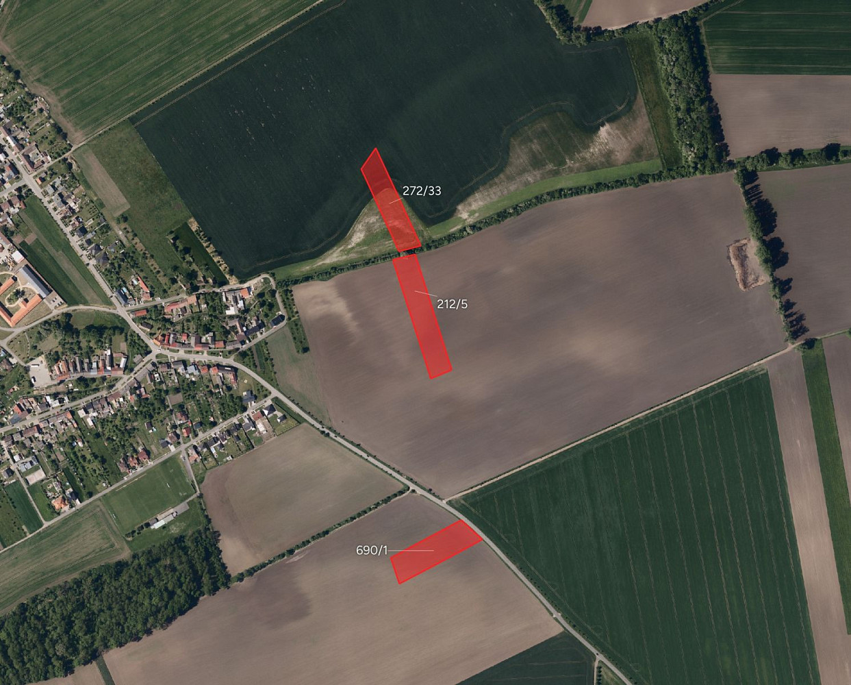 Prodej pole 6 596 m²