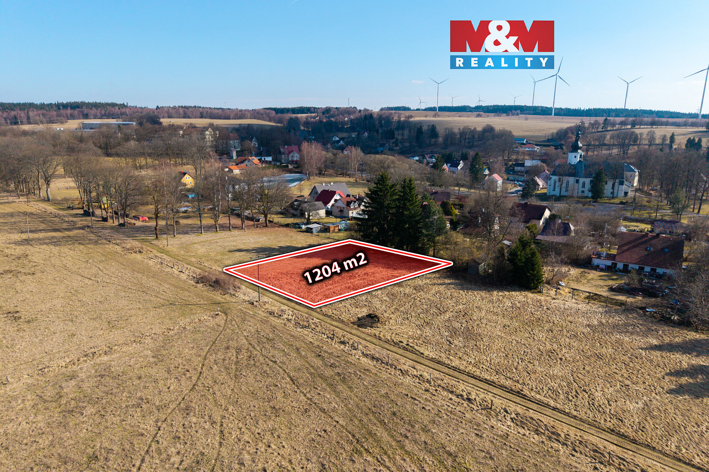 Prodej stavebního pozemku 1 204 m²