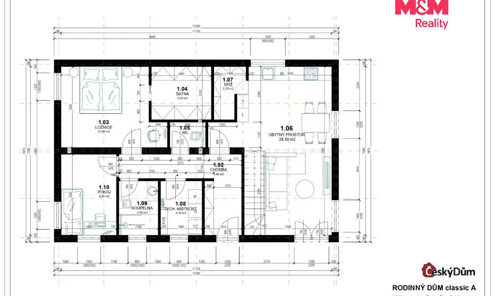 Prodej domu 81 m² s pozemkem 472 m², Břasy – náhled fotky 4