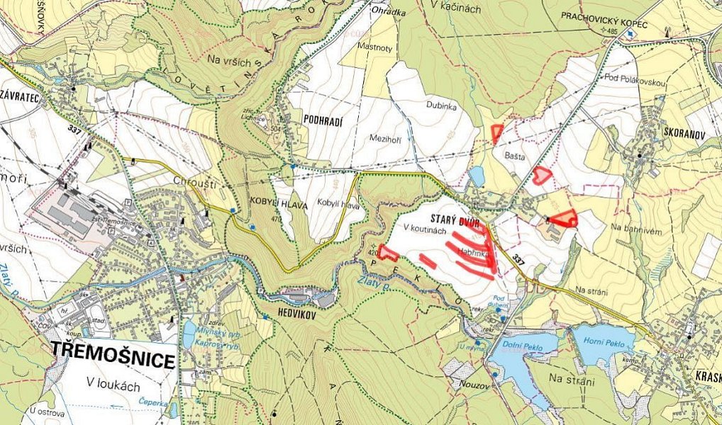 Prodej pole 41 424 m², Třemošnice – náhled fotky 4