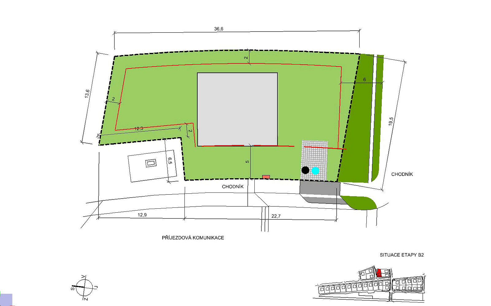 Prodej stavebního pozemku 627 m²