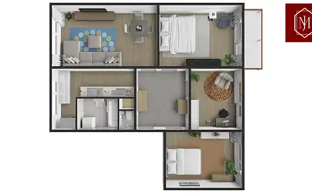 Prodej bytu 4+1 89 m², Turgeněvova, Brno - Černovice
