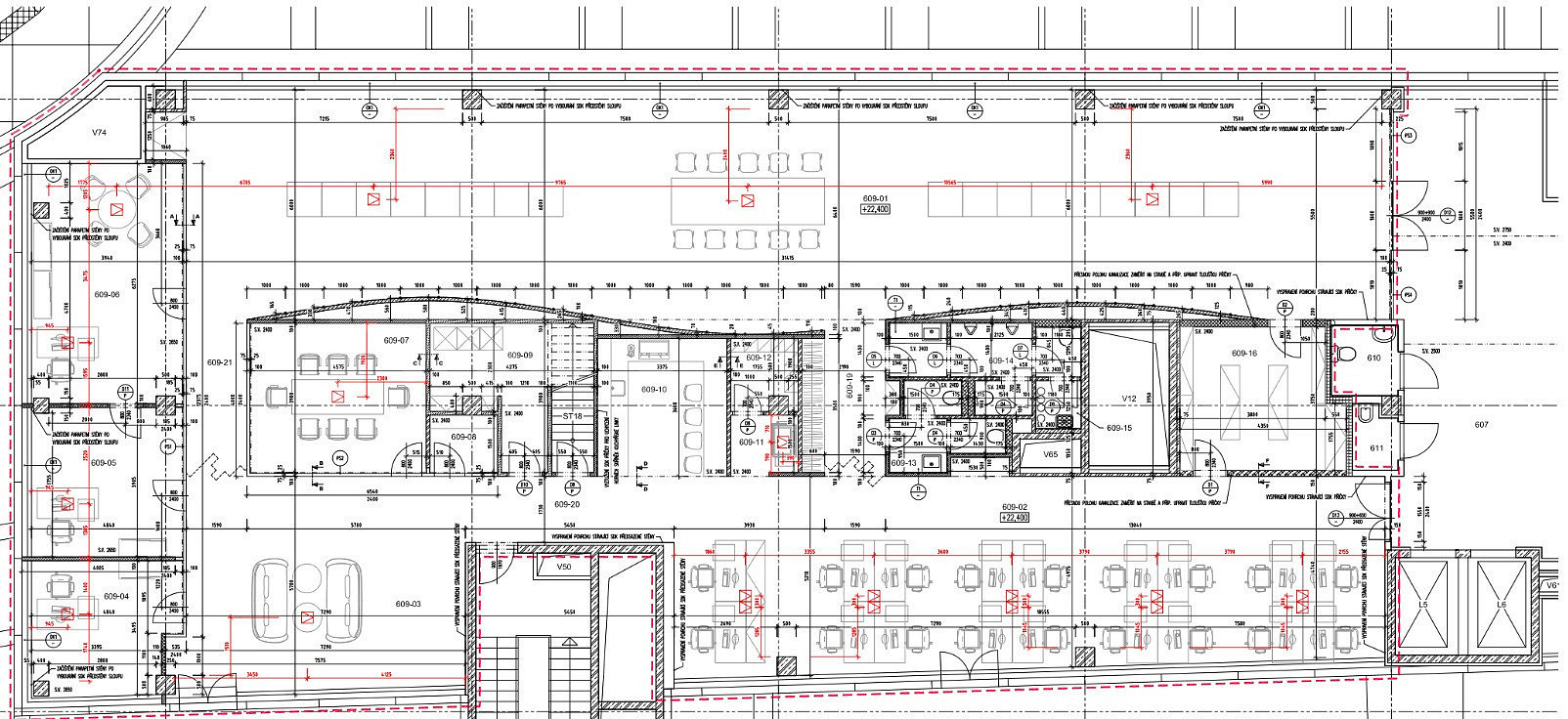 Pronájem kanceláře 387 m² – fotografie 3