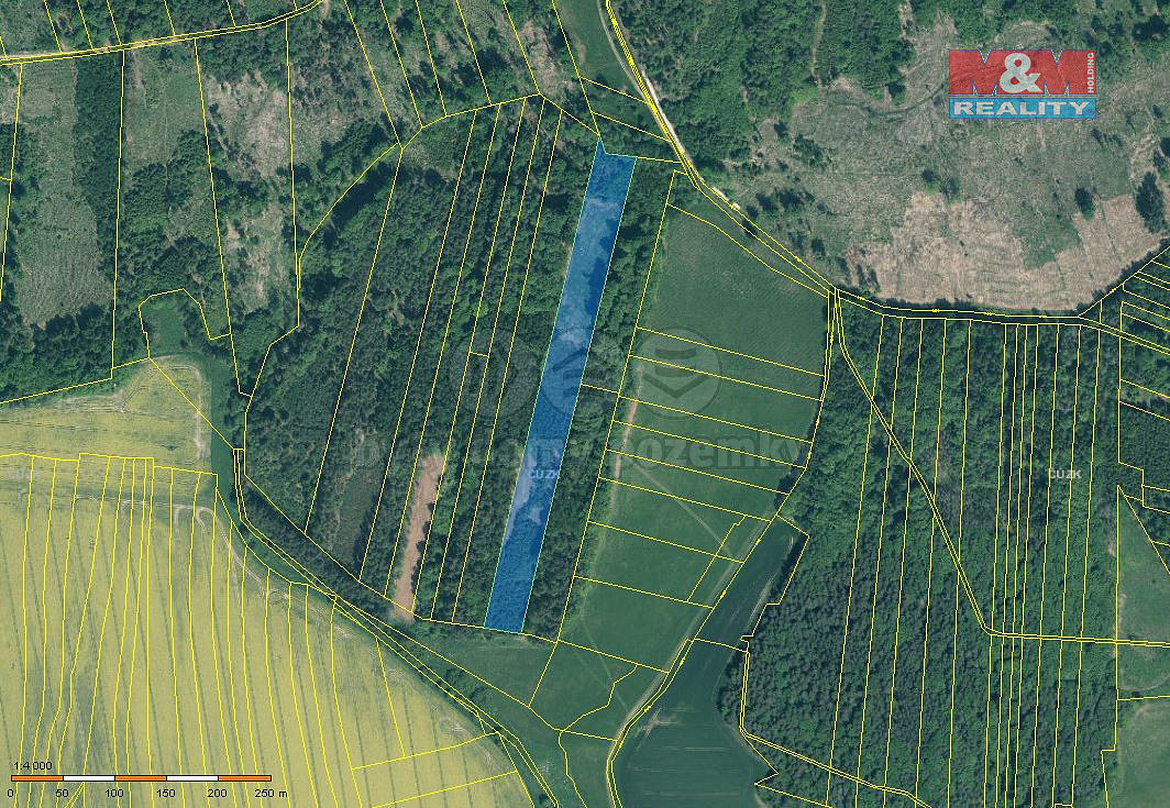 Prodej lesa 17 738 m²