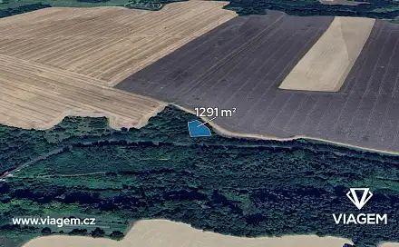 Prodej pole 1 291 m², Mšeno, okres Mělník