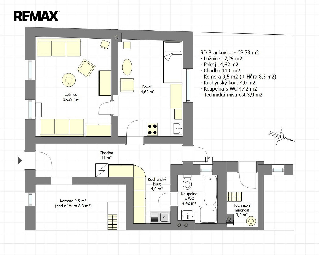 Prodej domu 69 m² s pozemkem 316 m² – fotografie 3