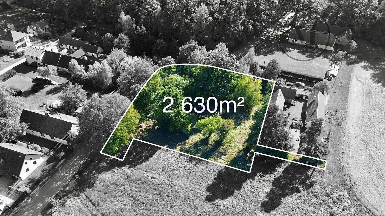 Prodej stavebního pozemku 2 630 m²