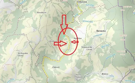 Prodej pozemku 1 250 m², Vítkovice - Dražeň