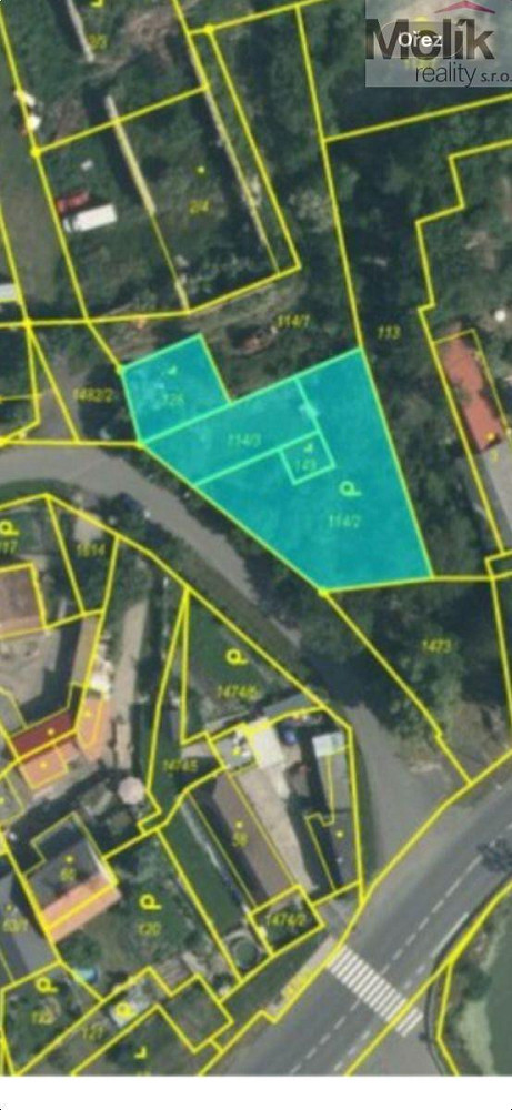 Prodej stavebního pozemku 852 m²